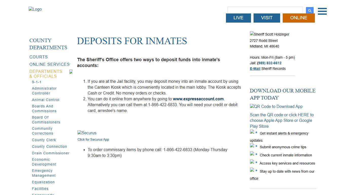 County of Midland, MI USA